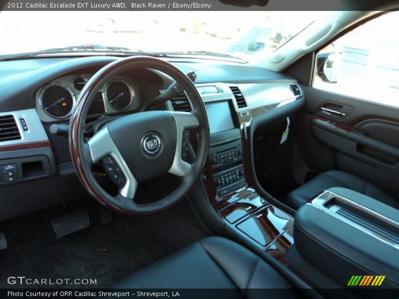 Black Raven / Ebony/Ebony 2012 Cadillac Escalade EXT Luxury AWD
