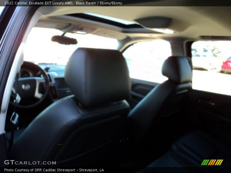 Black Raven / Ebony/Ebony 2012 Cadillac Escalade EXT Luxury AWD
