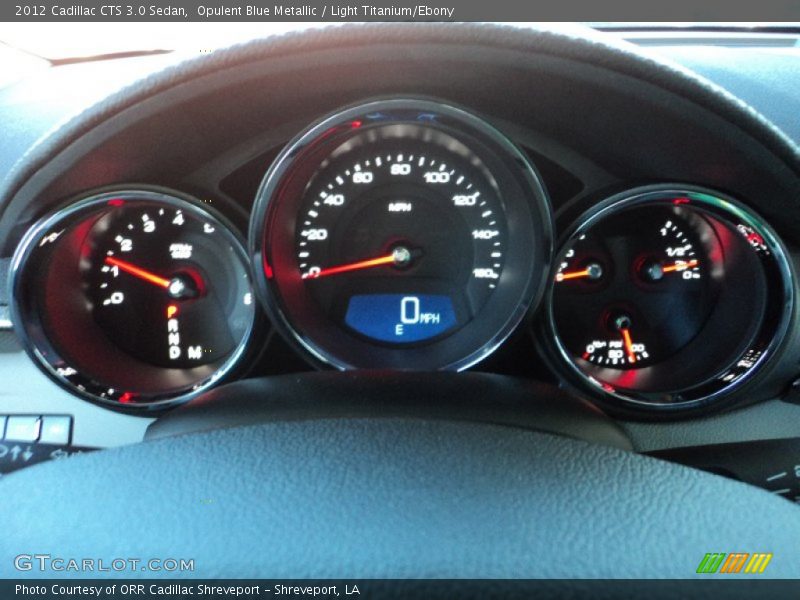 Opulent Blue Metallic / Light Titanium/Ebony 2012 Cadillac CTS 3.0 Sedan