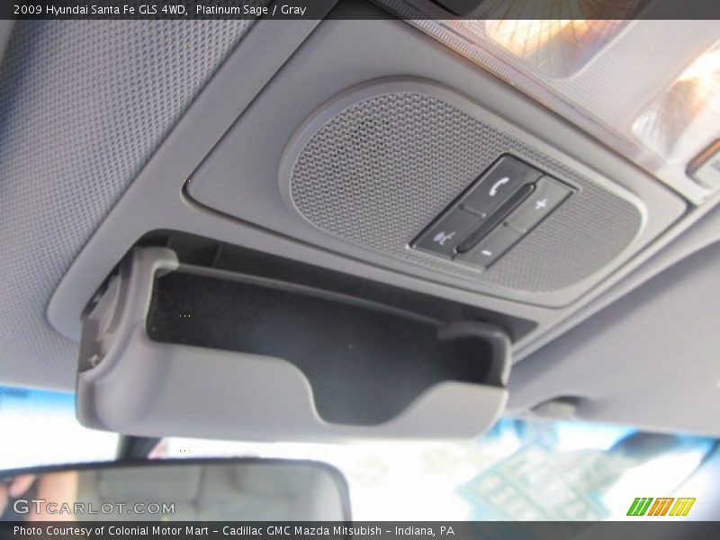 Platinum Sage / Gray 2009 Hyundai Santa Fe GLS 4WD