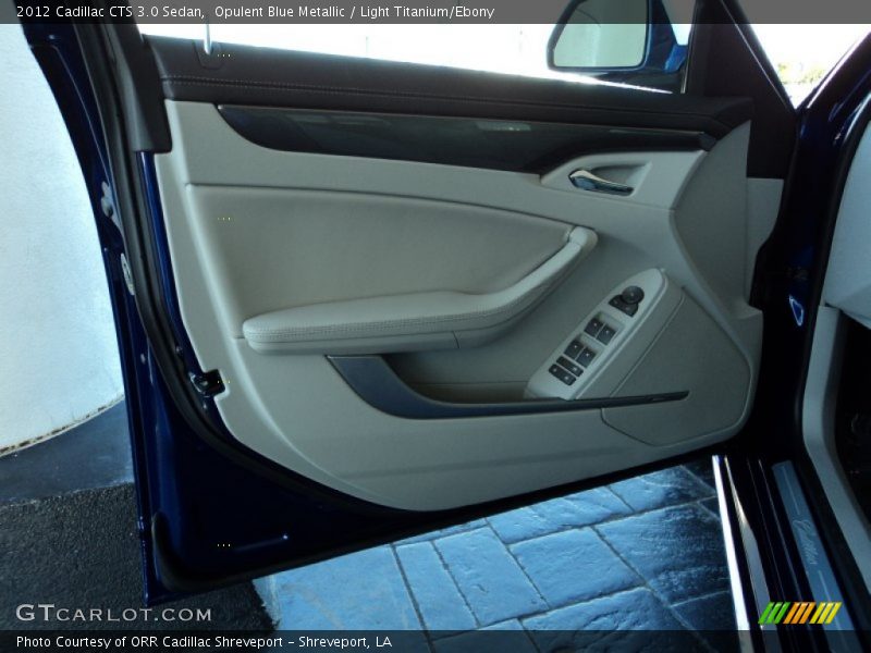 Opulent Blue Metallic / Light Titanium/Ebony 2012 Cadillac CTS 3.0 Sedan