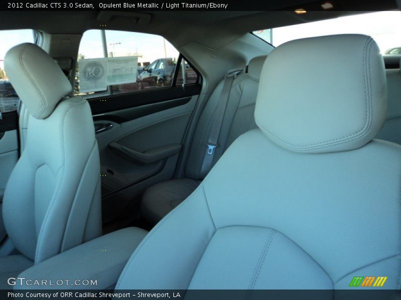 Opulent Blue Metallic / Light Titanium/Ebony 2012 Cadillac CTS 3.0 Sedan