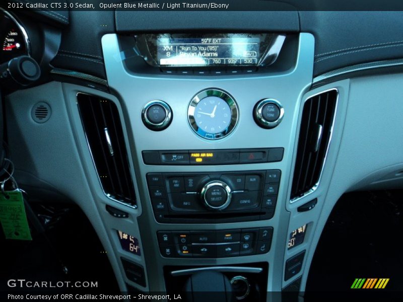 Opulent Blue Metallic / Light Titanium/Ebony 2012 Cadillac CTS 3.0 Sedan
