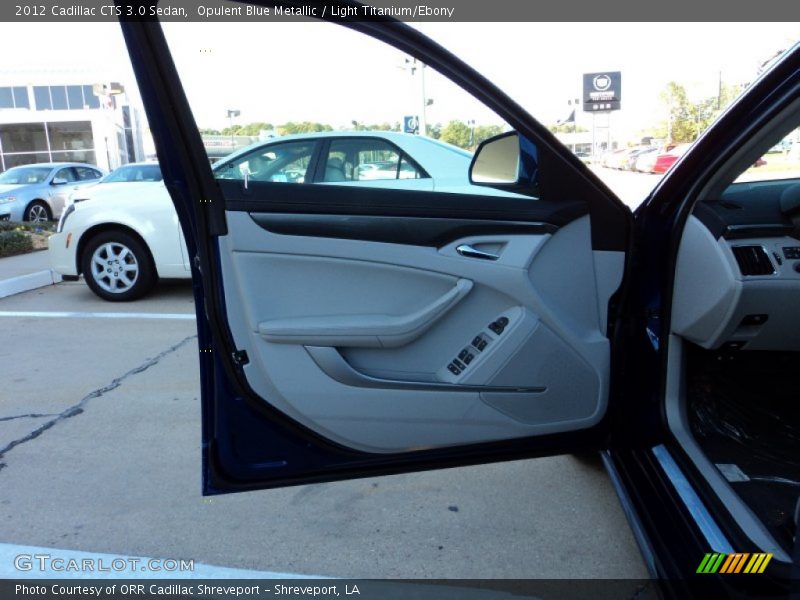 Opulent Blue Metallic / Light Titanium/Ebony 2012 Cadillac CTS 3.0 Sedan