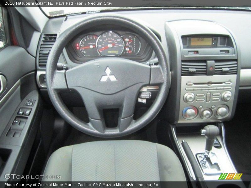 Rave Red Pearl / Medium Gray 2010 Mitsubishi Galant FE