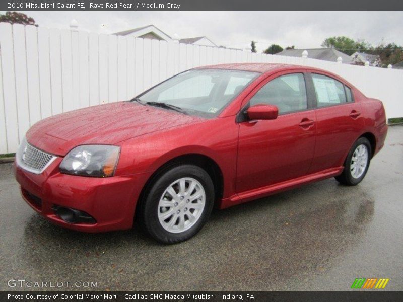Rave Red Pearl / Medium Gray 2010 Mitsubishi Galant FE