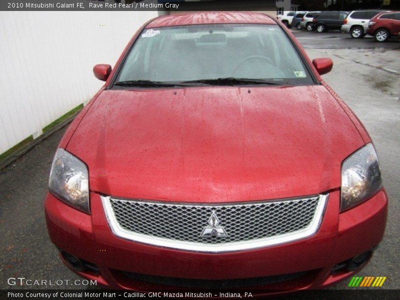 Rave Red Pearl / Medium Gray 2010 Mitsubishi Galant FE