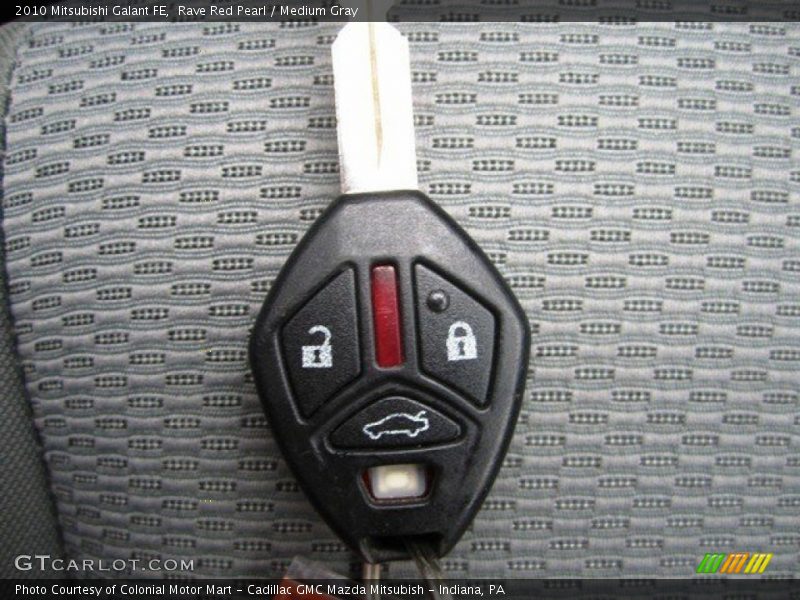 Rave Red Pearl / Medium Gray 2010 Mitsubishi Galant FE