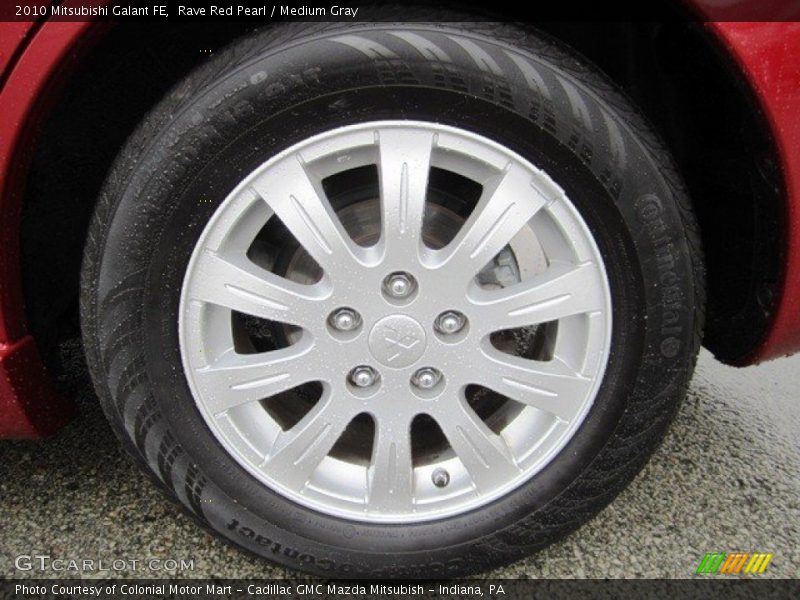 Rave Red Pearl / Medium Gray 2010 Mitsubishi Galant FE