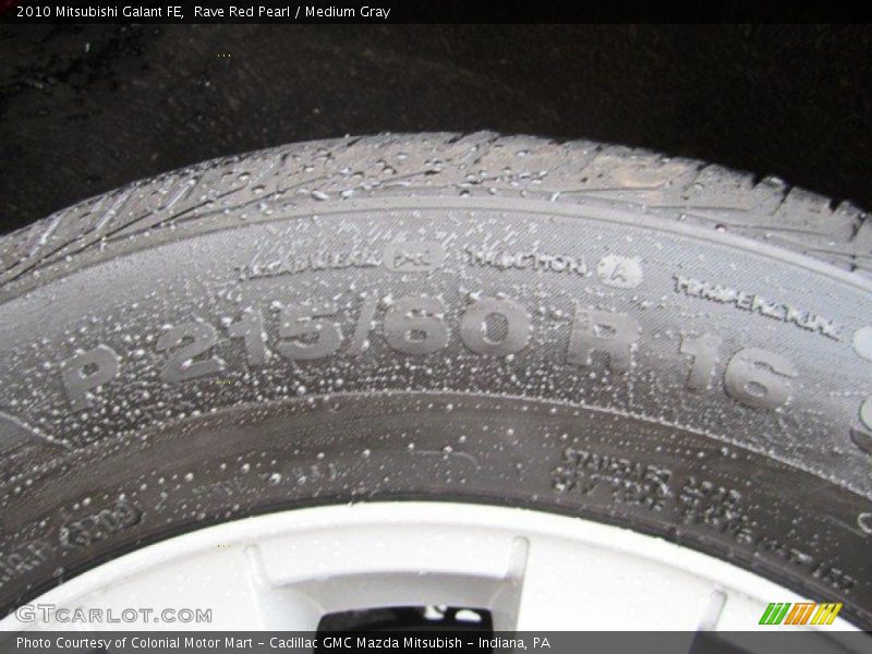Rave Red Pearl / Medium Gray 2010 Mitsubishi Galant FE