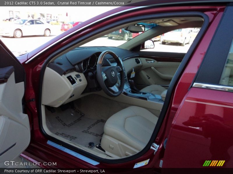 Crystal Red Tintcoat / Cashmere/Cocoa 2012 Cadillac CTS 3.0 Sedan