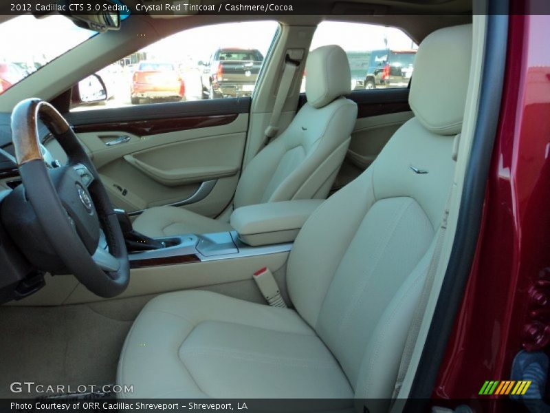 Crystal Red Tintcoat / Cashmere/Cocoa 2012 Cadillac CTS 3.0 Sedan