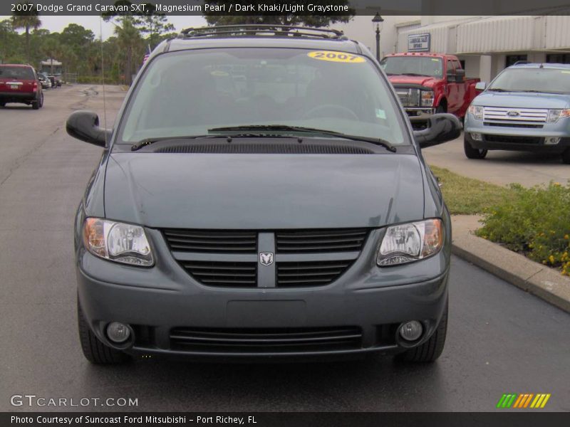 Magnesium Pearl / Dark Khaki/Light Graystone 2007 Dodge Grand Caravan SXT