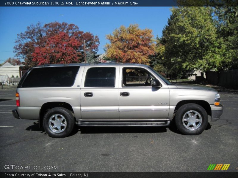 Light Pewter Metallic / Medium Gray 2000 Chevrolet Suburban 1500 LS 4x4