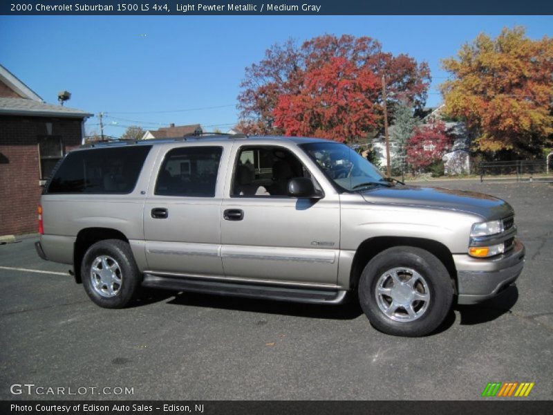 Light Pewter Metallic / Medium Gray 2000 Chevrolet Suburban 1500 LS 4x4