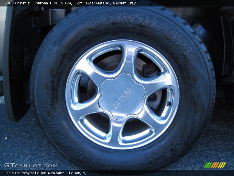 Light Pewter Metallic / Medium Gray 2000 Chevrolet Suburban 1500 LS 4x4