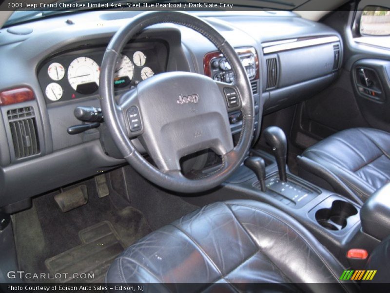 Steel Blue Pearlcoat / Dark Slate Gray 2003 Jeep Grand Cherokee Limited 4x4