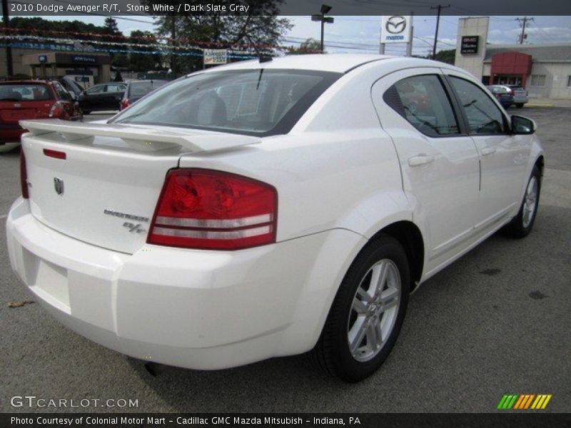 Stone White / Dark Slate Gray 2010 Dodge Avenger R/T