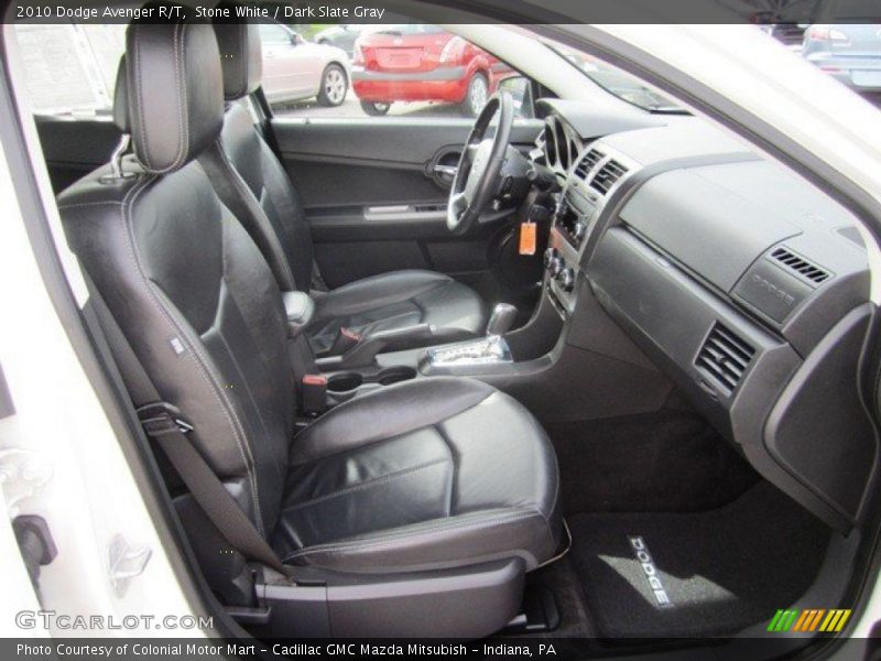 Stone White / Dark Slate Gray 2010 Dodge Avenger R/T