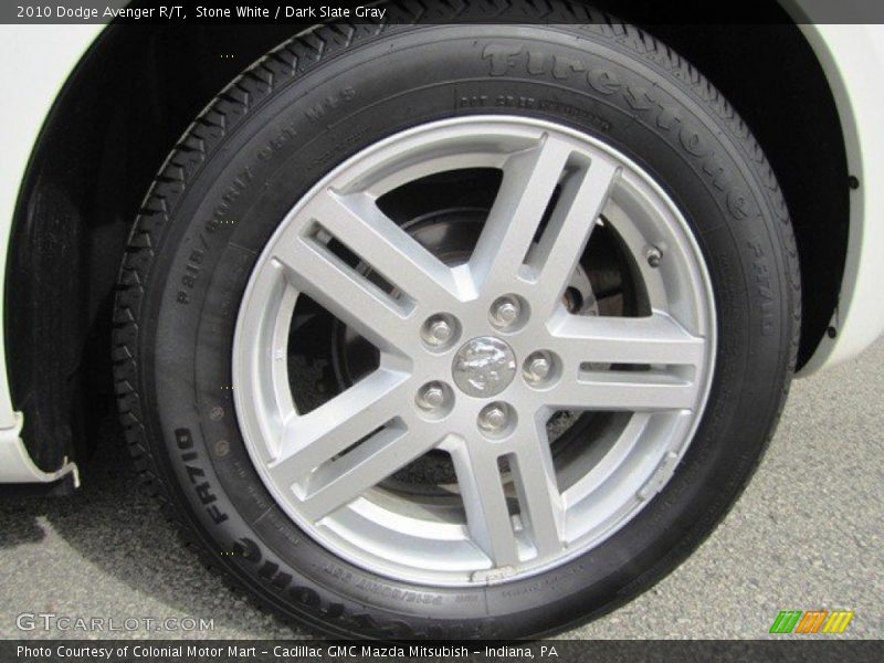 Stone White / Dark Slate Gray 2010 Dodge Avenger R/T