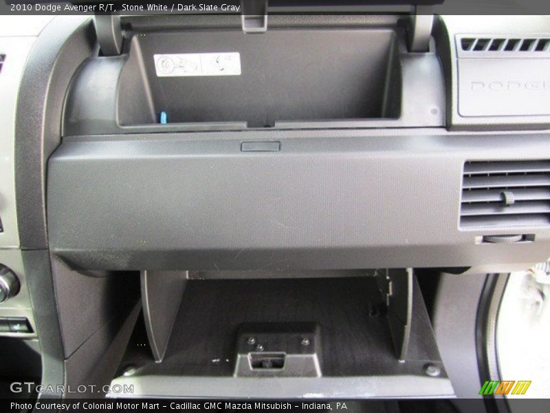 Stone White / Dark Slate Gray 2010 Dodge Avenger R/T