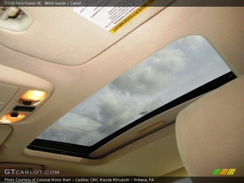 White Suede / Camel 2008 Ford Fusion SE