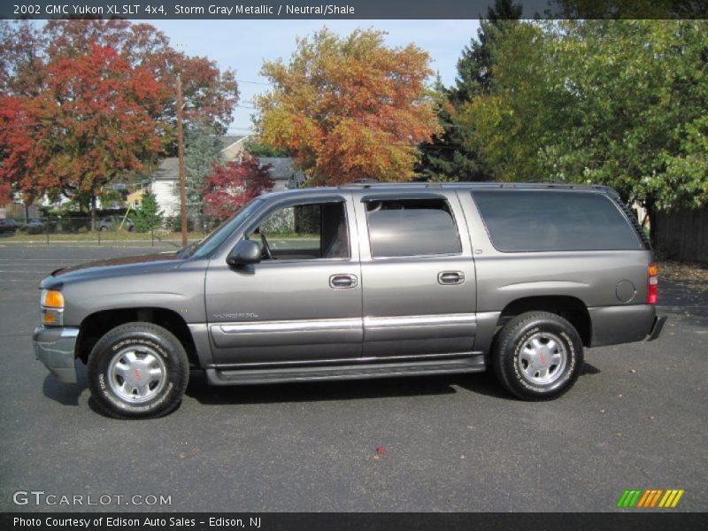 Storm Gray Metallic / Neutral/Shale 2002 GMC Yukon XL SLT 4x4