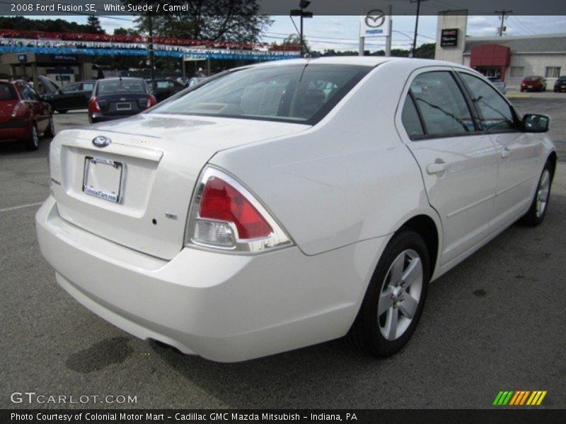 White Suede / Camel 2008 Ford Fusion SE