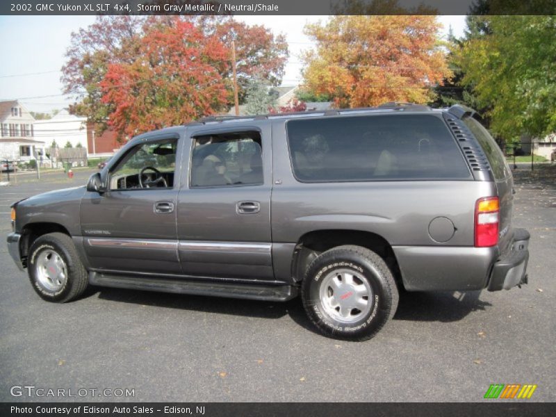 Storm Gray Metallic / Neutral/Shale 2002 GMC Yukon XL SLT 4x4