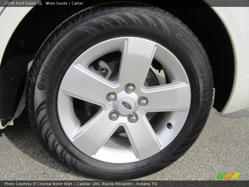 White Suede / Camel 2008 Ford Fusion SE