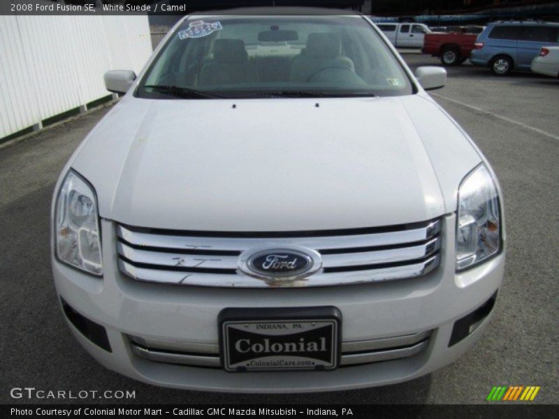 White Suede / Camel 2008 Ford Fusion SE