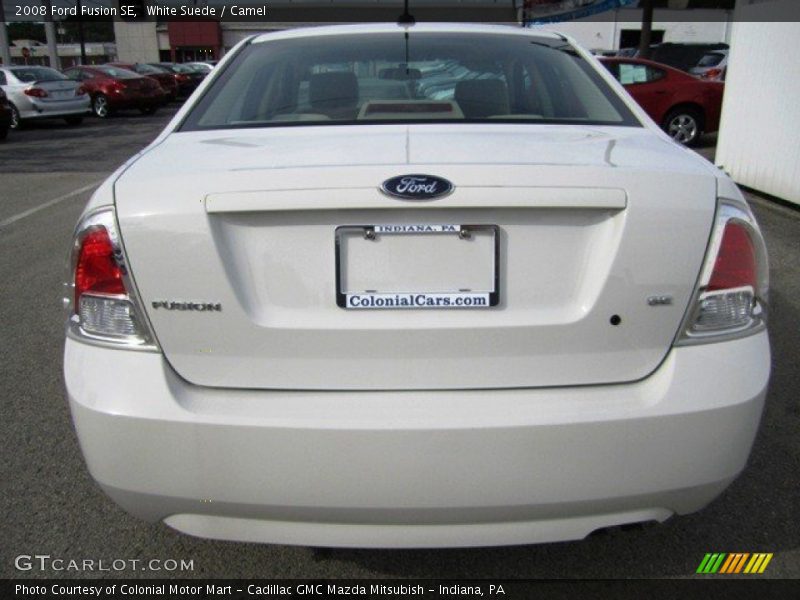 White Suede / Camel 2008 Ford Fusion SE