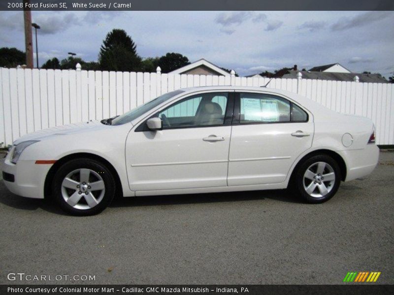 White Suede / Camel 2008 Ford Fusion SE