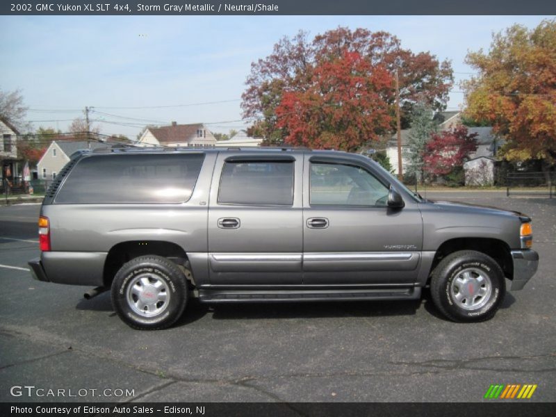 Storm Gray Metallic / Neutral/Shale 2002 GMC Yukon XL SLT 4x4