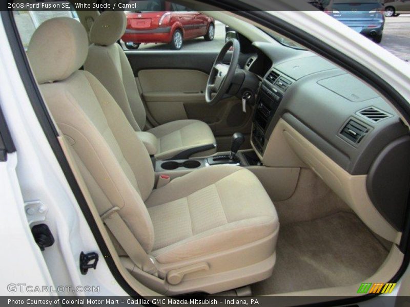White Suede / Camel 2008 Ford Fusion SE