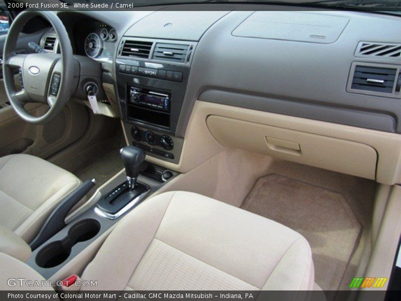 White Suede / Camel 2008 Ford Fusion SE