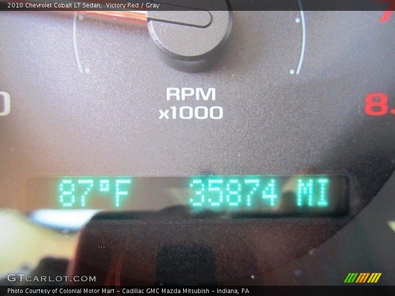 Victory Red / Gray 2010 Chevrolet Cobalt LT Sedan