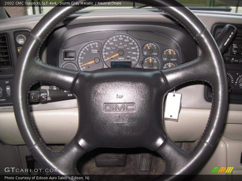 Storm Gray Metallic / Neutral/Shale 2002 GMC Yukon XL SLT 4x4