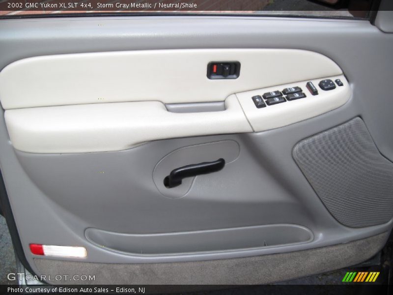 Storm Gray Metallic / Neutral/Shale 2002 GMC Yukon XL SLT 4x4