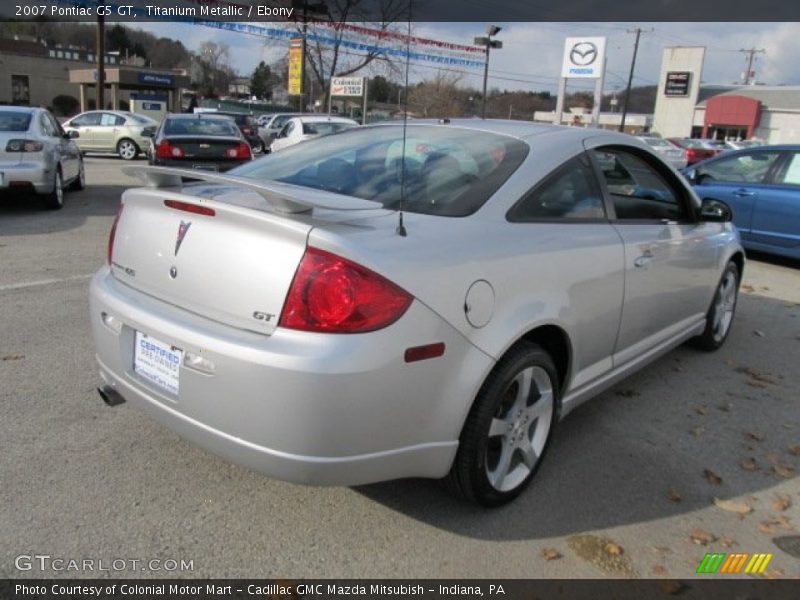 Titanium Metallic / Ebony 2007 Pontiac G5 GT