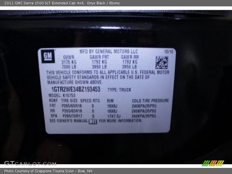 Onyx Black / Ebony 2011 GMC Sierra 1500 SLT Extended Cab 4x4