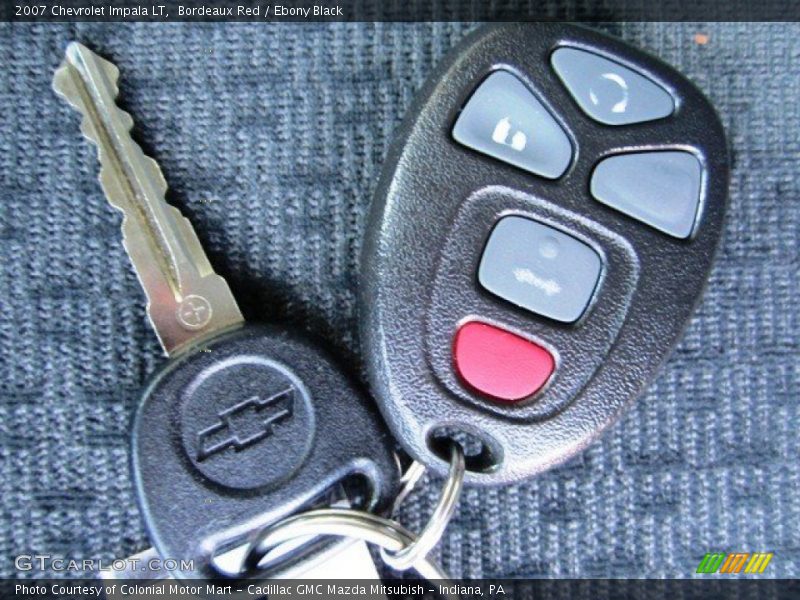 Bordeaux Red / Ebony Black 2007 Chevrolet Impala LT