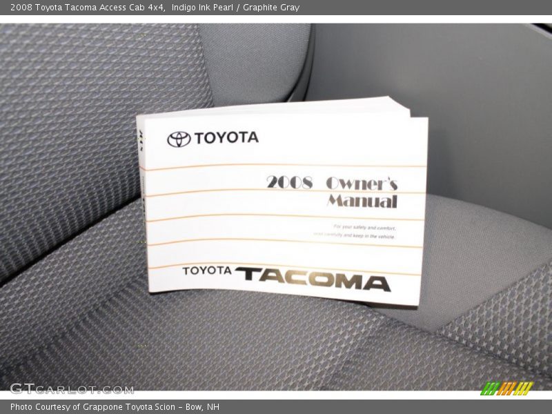 Indigo Ink Pearl / Graphite Gray 2008 Toyota Tacoma Access Cab 4x4