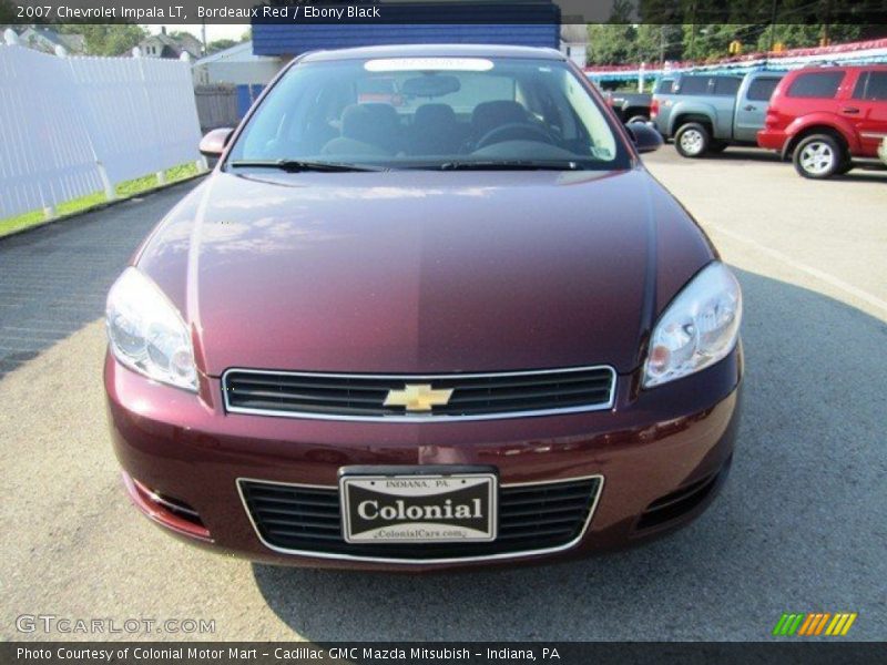 Bordeaux Red / Ebony Black 2007 Chevrolet Impala LT
