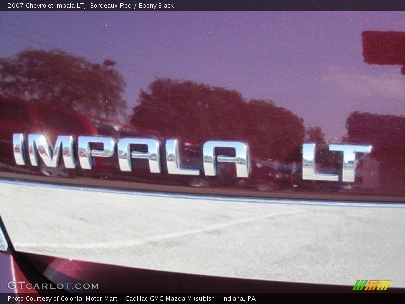 Bordeaux Red / Ebony Black 2007 Chevrolet Impala LT