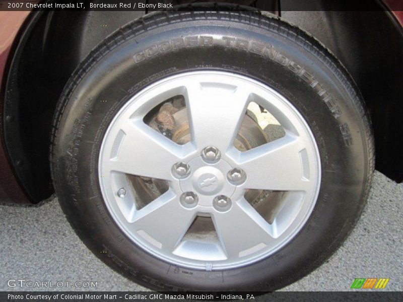 Bordeaux Red / Ebony Black 2007 Chevrolet Impala LT