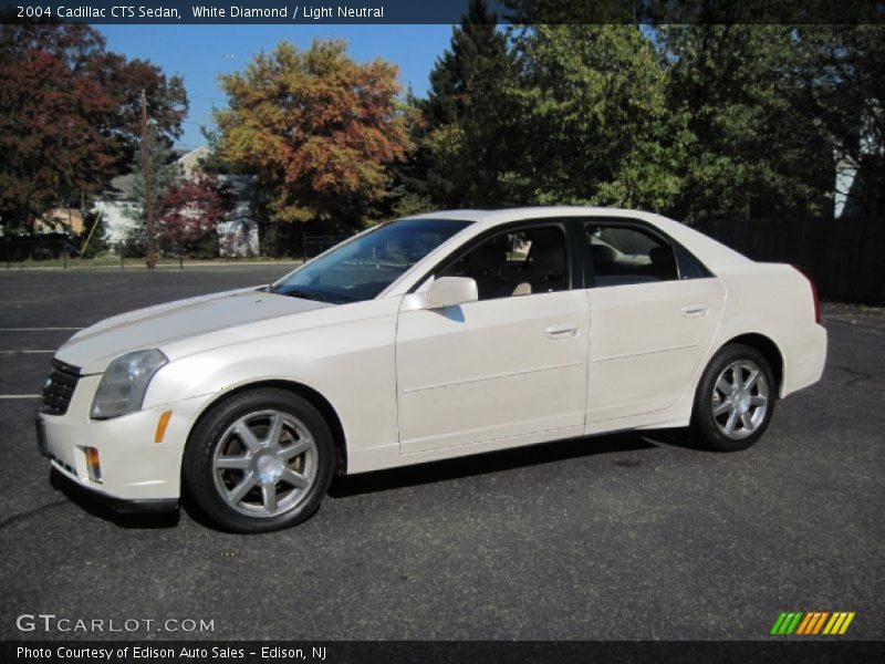 White Diamond / Light Neutral 2004 Cadillac CTS Sedan