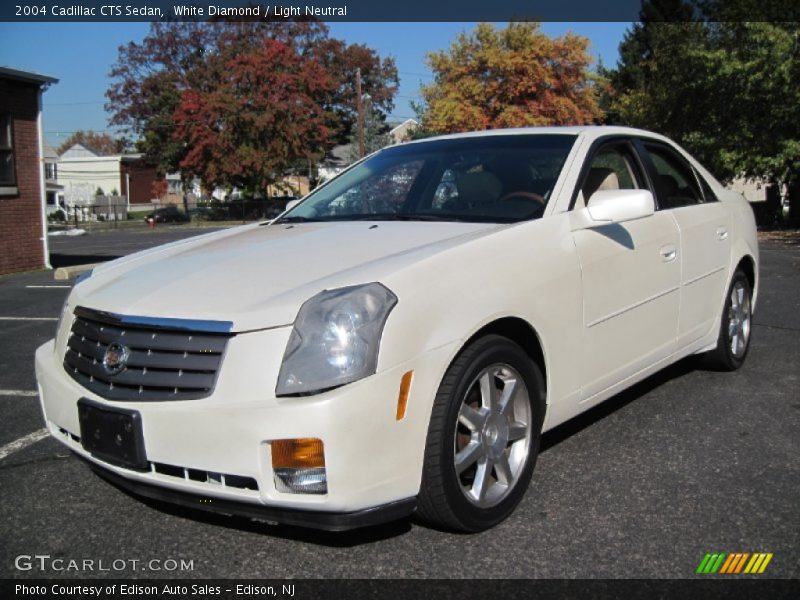 White Diamond / Light Neutral 2004 Cadillac CTS Sedan