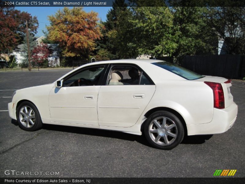White Diamond / Light Neutral 2004 Cadillac CTS Sedan