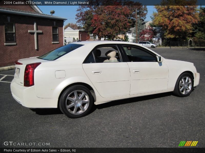 White Diamond / Light Neutral 2004 Cadillac CTS Sedan